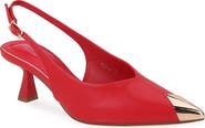 BERNESS Vianna Cap Toe Slingback Pump