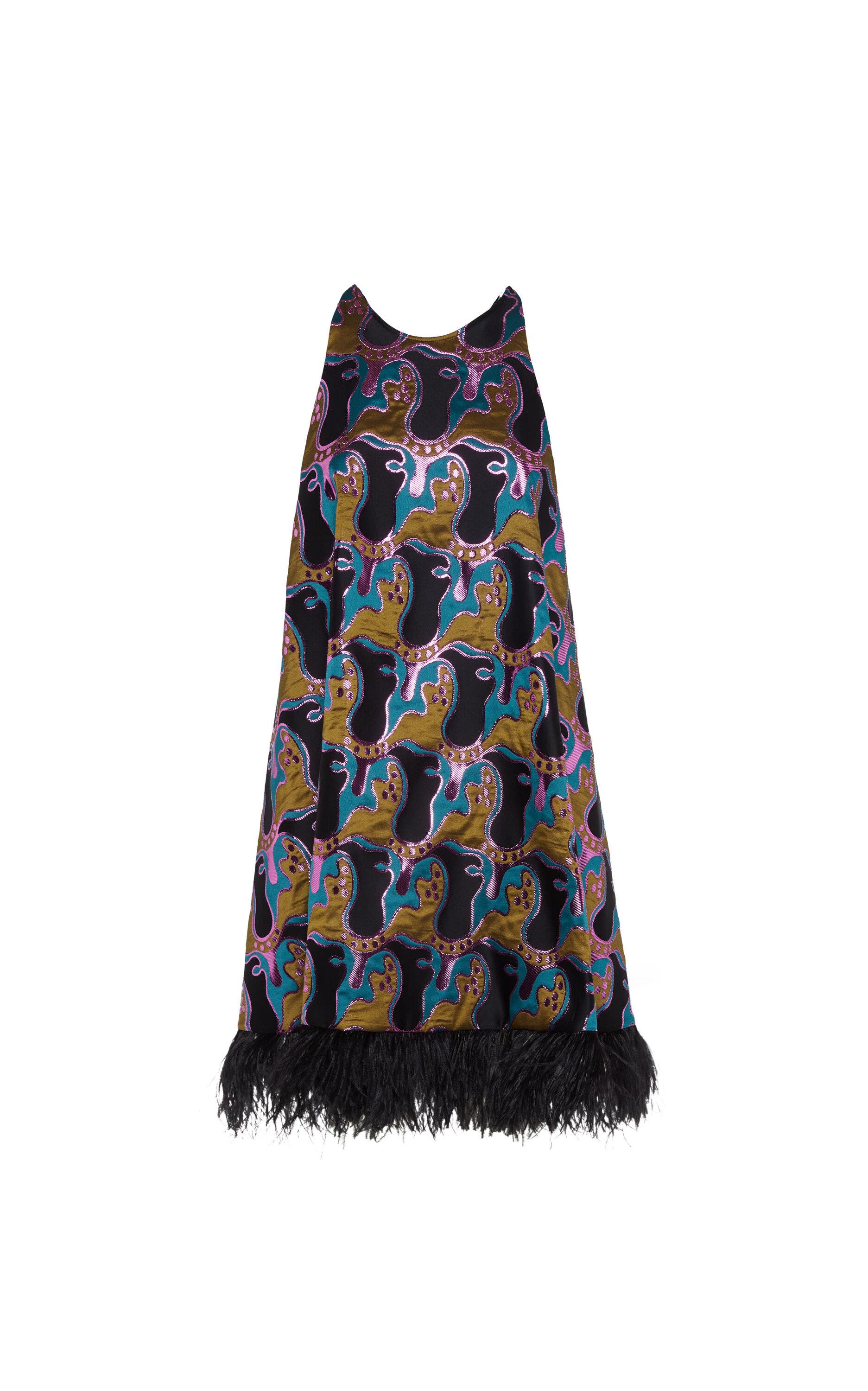 La DoubleJ La Fenice Mini Dress Spritz Blue Petrol (Women) | Nordstrom