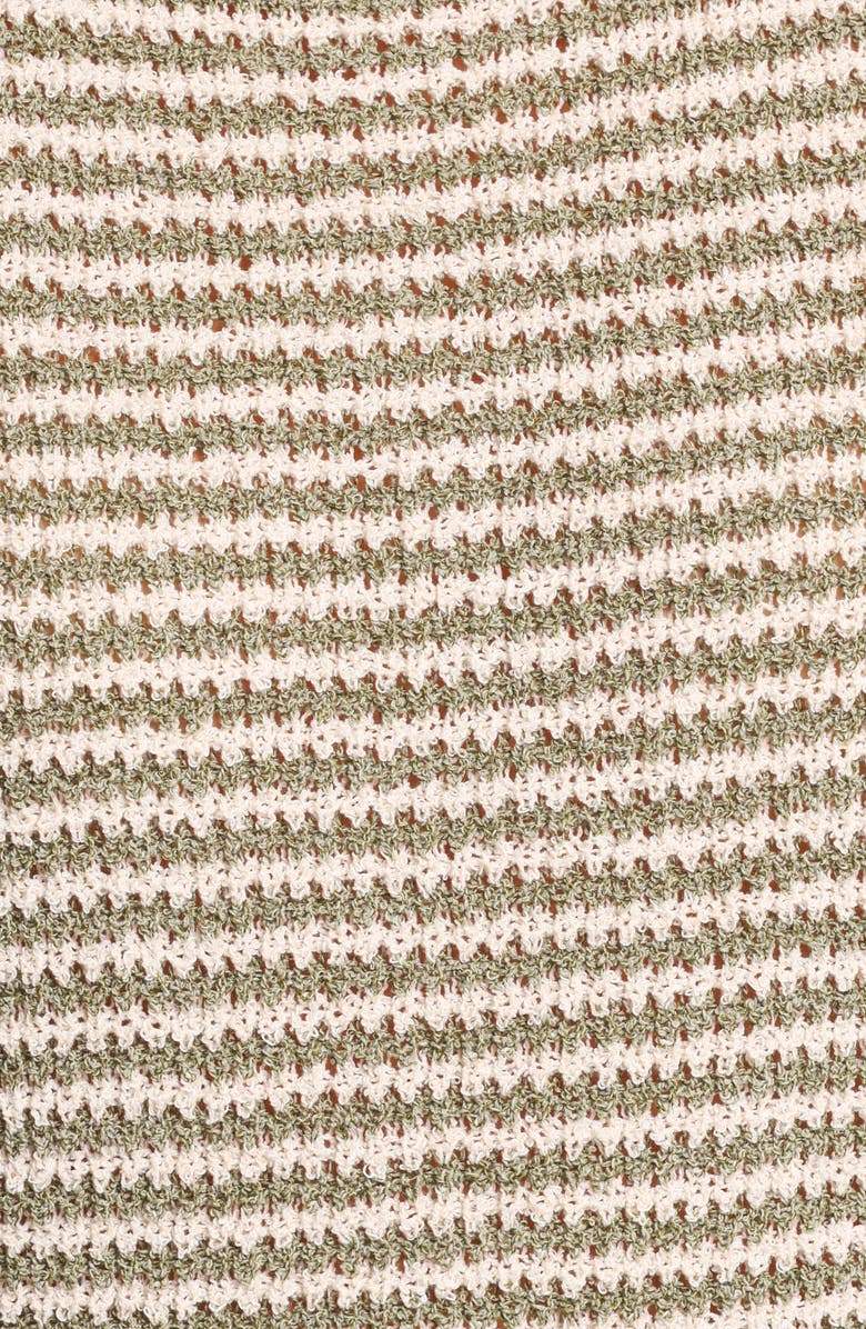 Petal & Pup Arella Stripe Knit Maxi Skirt, Alternate, color, Sage/Cream