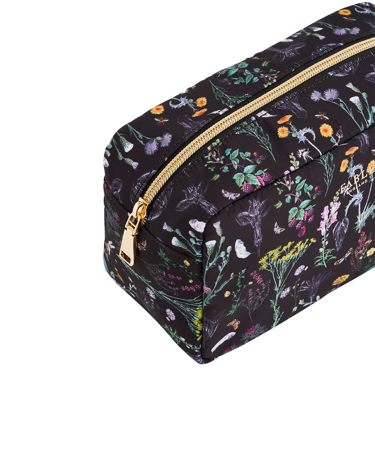 Fable England Wilderness Black Cosmetic Bag, Alternate, color, Black