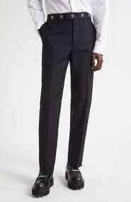 McQueen Studded Cotton Cigarette Pants