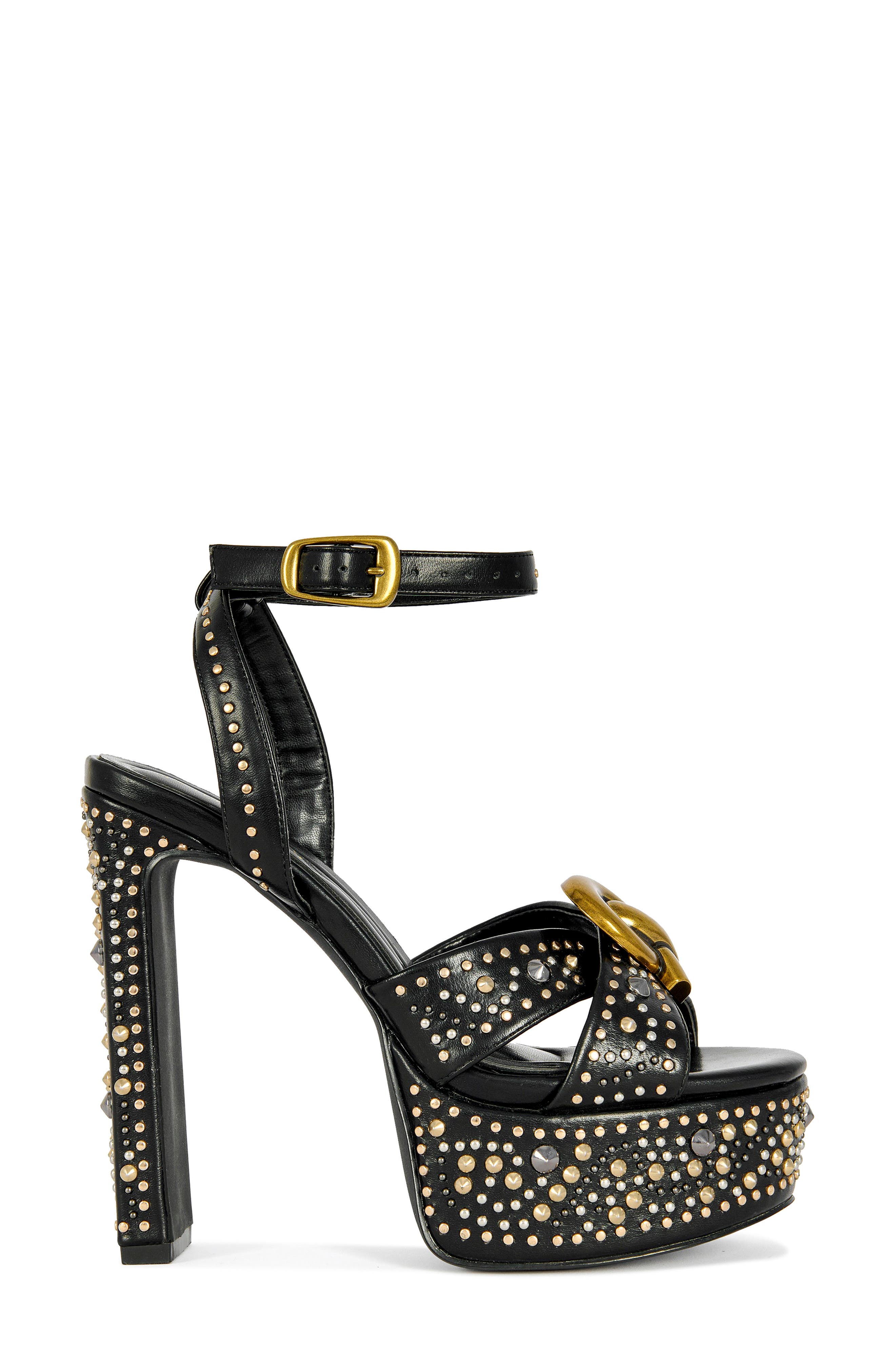 AZALEA WANG Yuma Ankle Strap Platform Sandal, Alternate, color, 