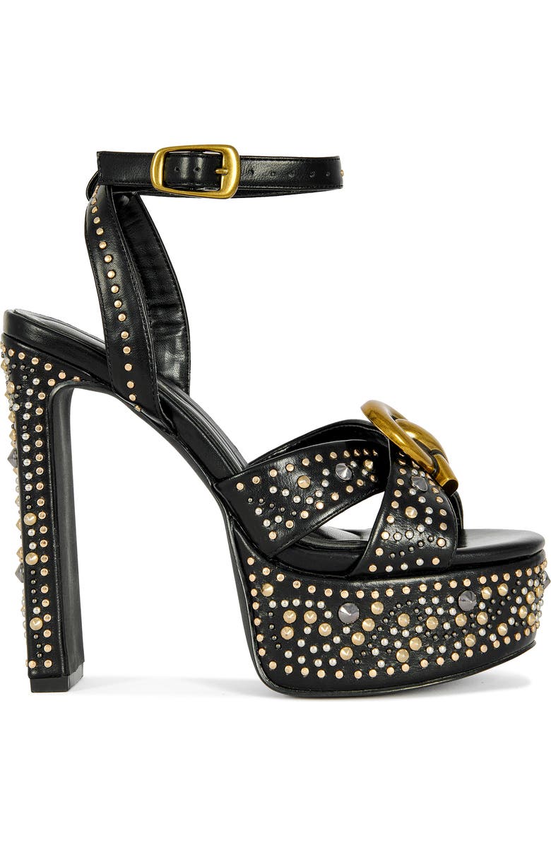 AZALEA WANG Yuma Ankle Strap Platform Sandal, Alternate, color,