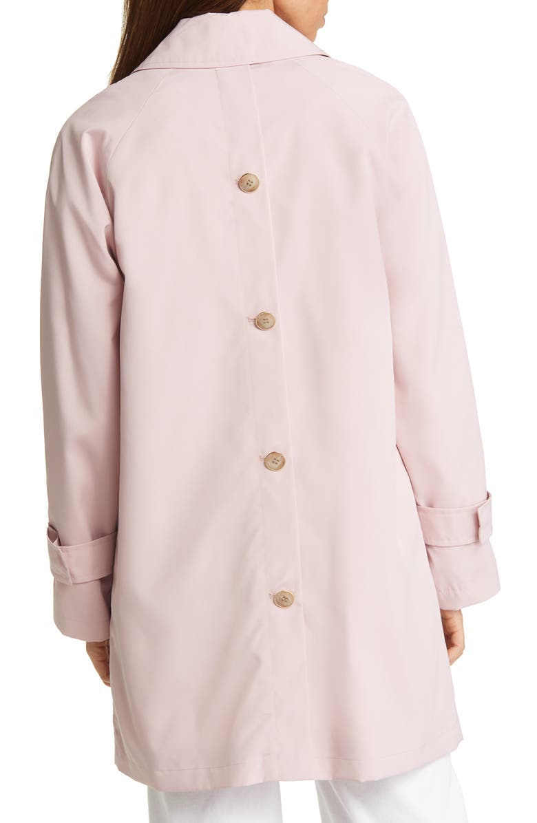 Via Spiga Water Resistant Trench Coat, Alternate, color, Pale Pink