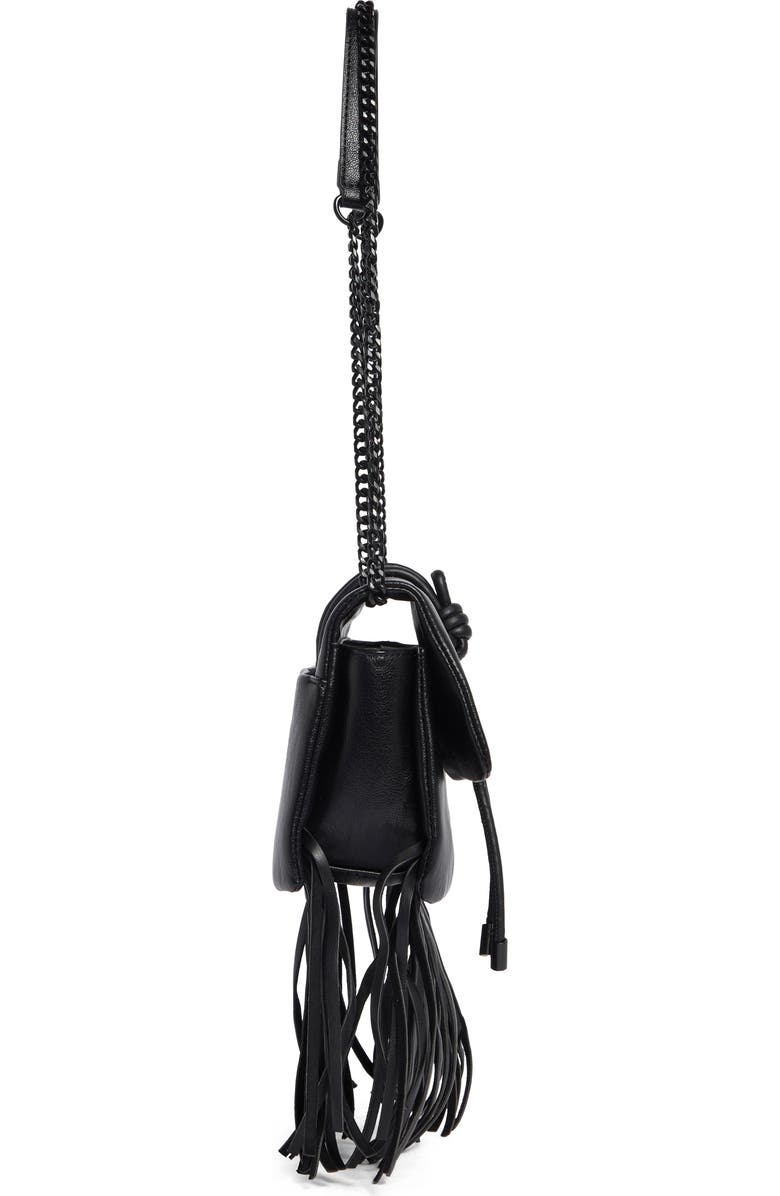 Steve Madden Zarina Fringe Crossbody Bag, Alternate, color, Black