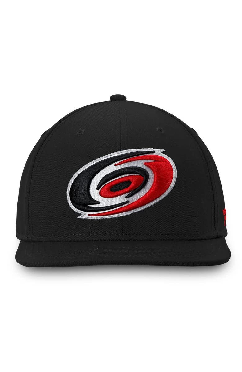 FANATICS Men's Fanatics Black Carolina Hurricanes Core Fitted Hat, Alternate, color, 