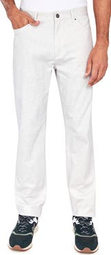 Brooklyn Brigade Slim Fit Speckled Print Cotton Stretch 5-Pocket Pants