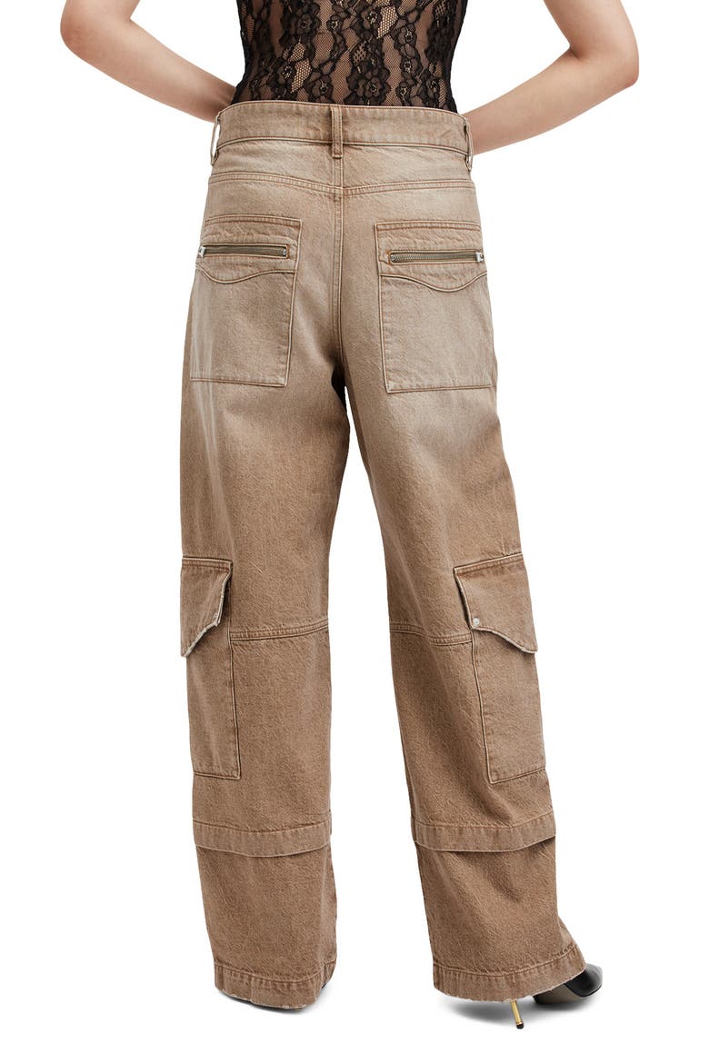 Archie Cargo Jeans, Alternate, color, LIGHT BROWN