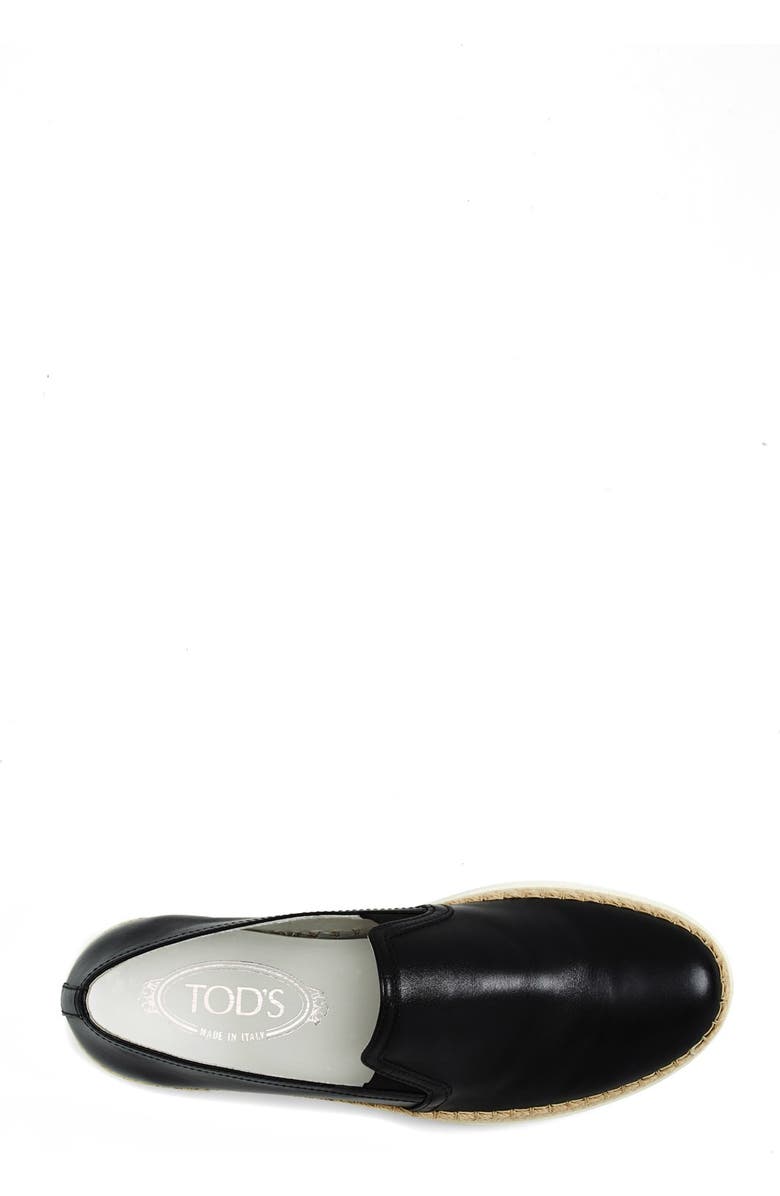 Tod's Slip-On Leather Sneaker, Alternate, color,