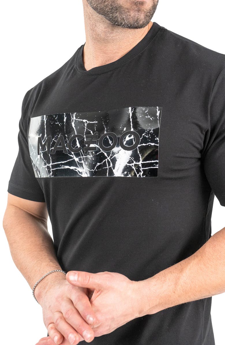Maceoo Marble Cotton Graphic T-Shirt, Alternate, color, 