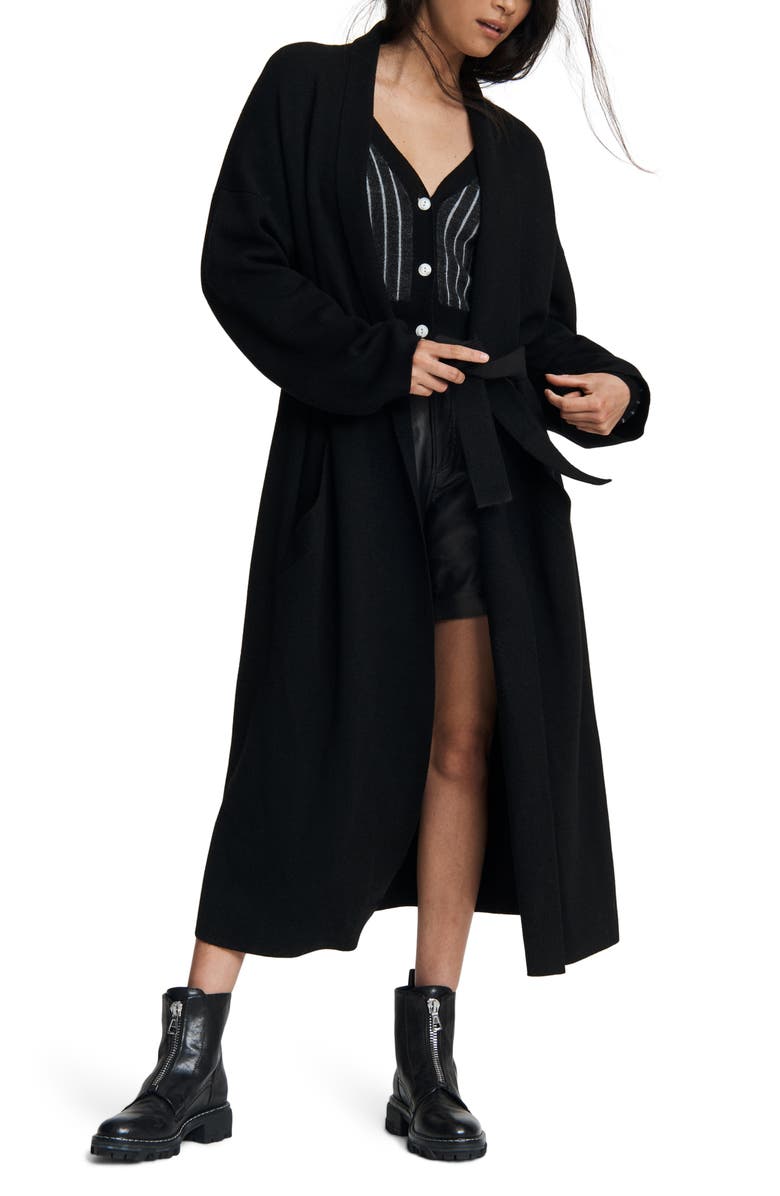 rag & bone Emory Merino Wool Sweater Coat, Main, color, 