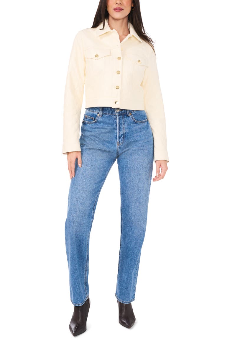 Vince Camuto Crop Shirt Jacket, Alternate, color,