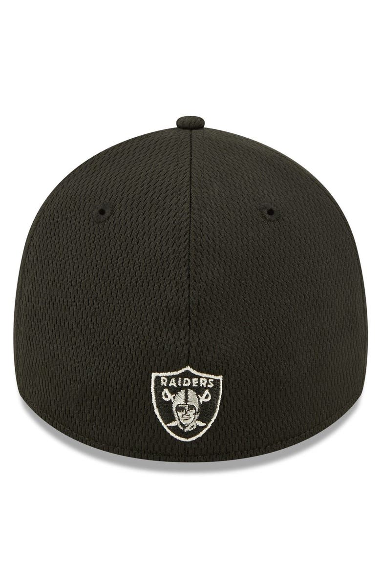 New Era Men's New Era Black Las Vegas Raiders 2022 Sideline 39THIRTY Coaches Flex Hat, Alternate, color, 