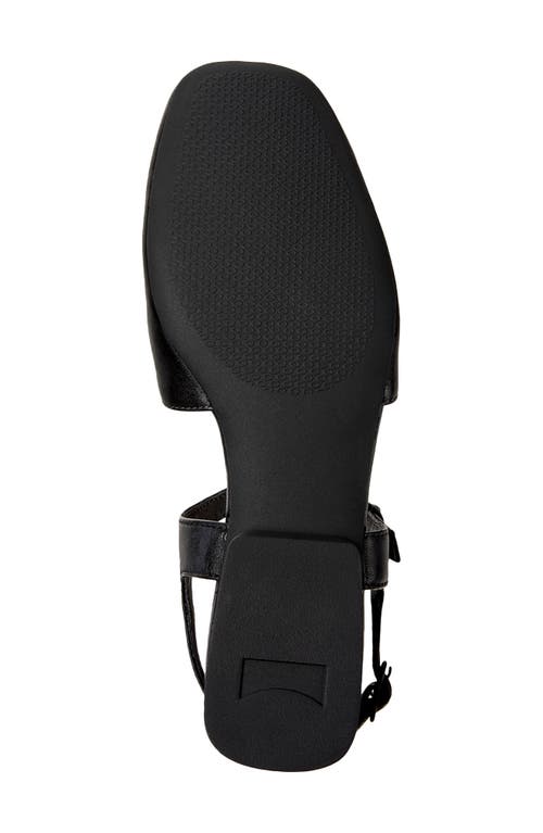 Camper Myra Ankle Strap Flat In Black