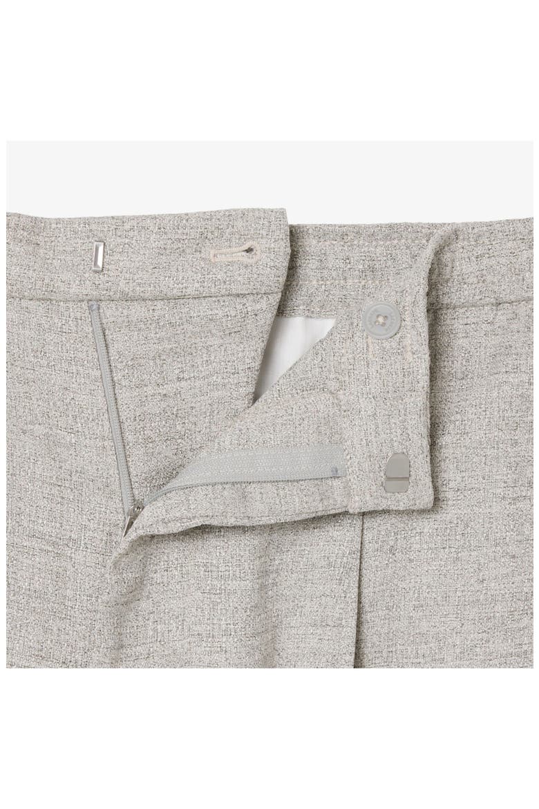 Pleated Relaxed Straight Leg Pants, Alternate, color, GREY CHINE