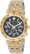 Versace Bold Chrono Two-Tone Bracelet Watch, 50mm