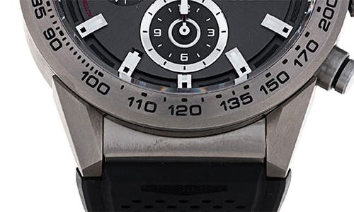 WATCHFINDER & CO. WATCHFINDER & CO. TAG HEUER PREOWNED 2017 CARRERA RUBBER STRAP WATCH CHRONOGRAPH, 43MM