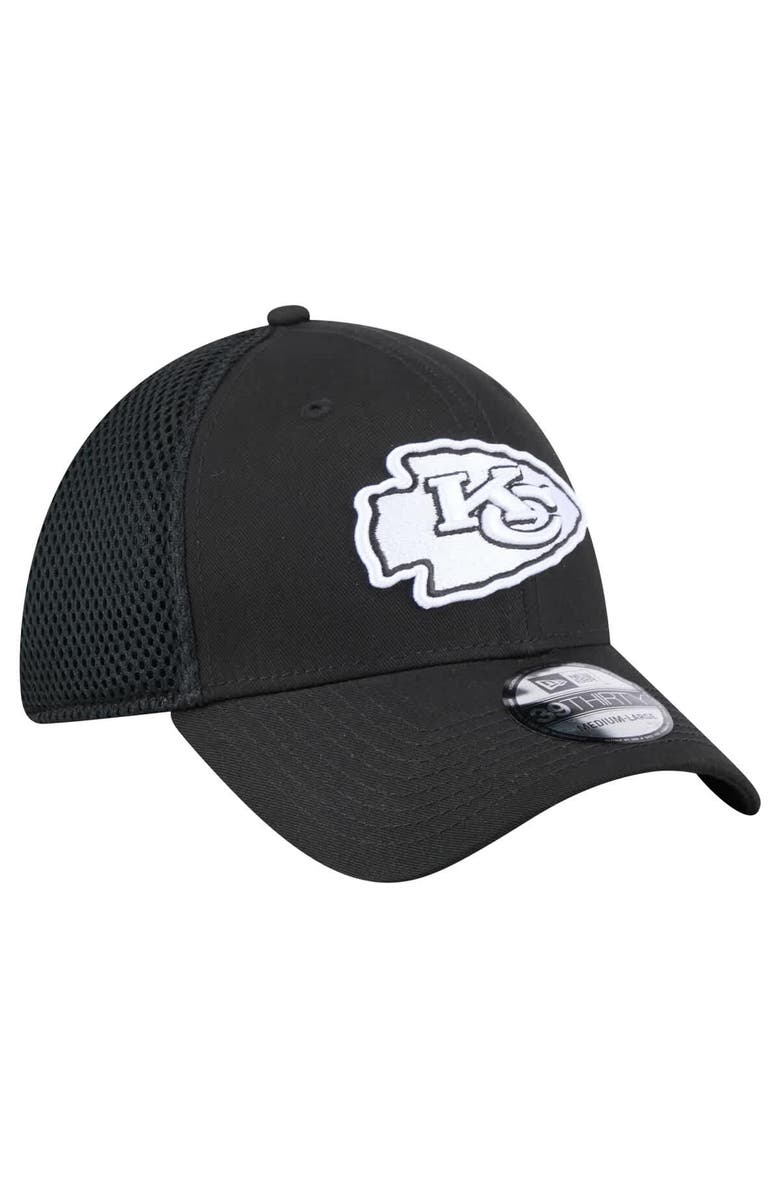 New Era Men's New Era Black Kansas City Chiefs Main Neo 39THIRTY Flex Hat, Alternate, color, Black