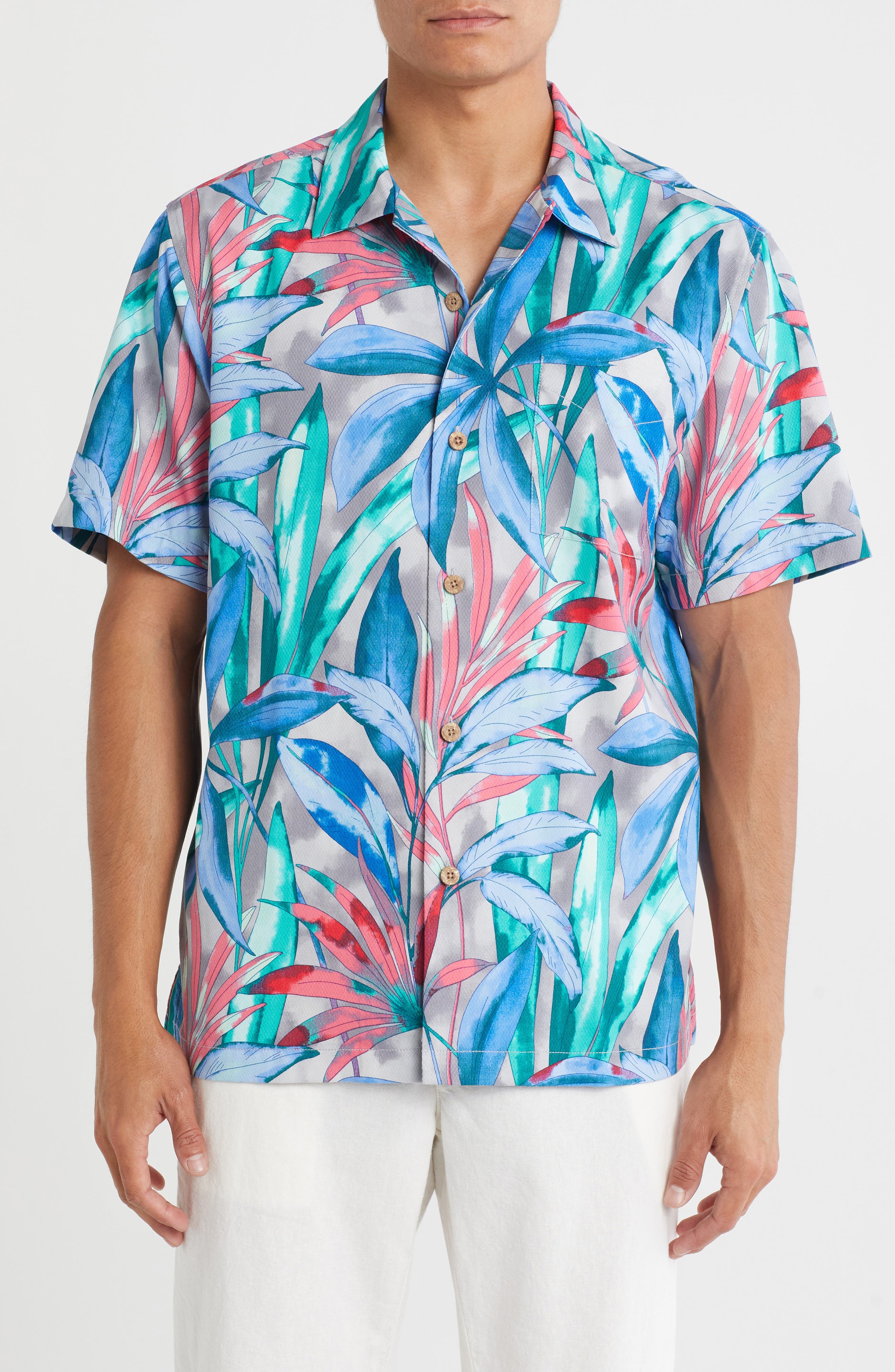 Tommy Bahama Frond Fest Short Sleeve Button-Up Shirt