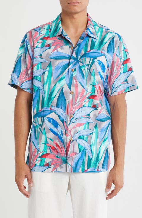Frond Fest Short Sleeve Button-Up Shirt