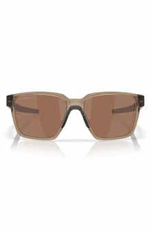 57mm Polarized Rectangular Sunglasses