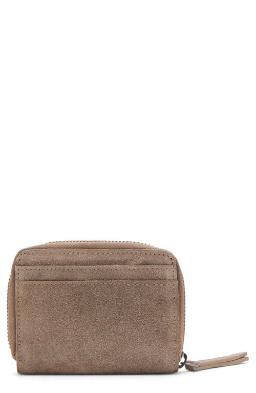 Mango Teen Stud Leather Coin Pouch In Brown