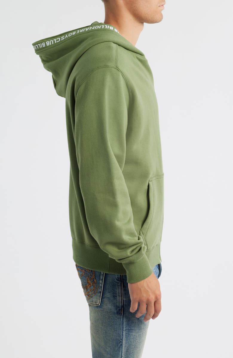Billionaire Boys Club BB Mind Cotton Fleece Hoodie, Alternate, color, Vineyard Green