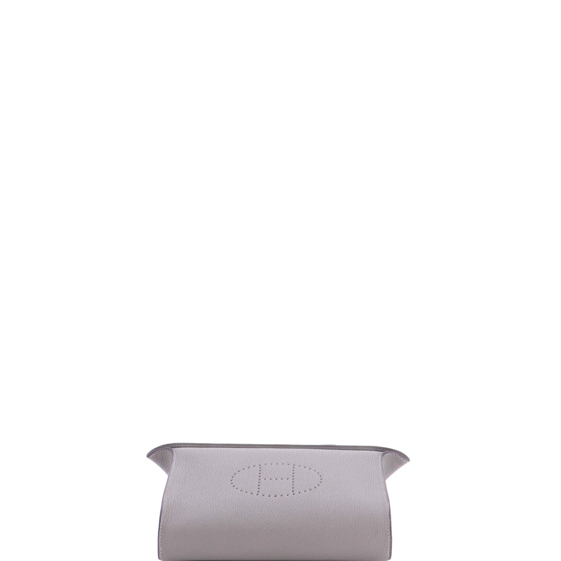 Videpoches Bag with Multicolor Strap Togo, Alternate, color, Gris Meyer