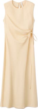 MANGO Wrap Midi Dress
