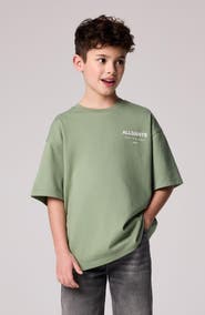 smALLSAINTS by ALLSAINTS Kids' Oversize Underground Logo Graphic T-Shirt