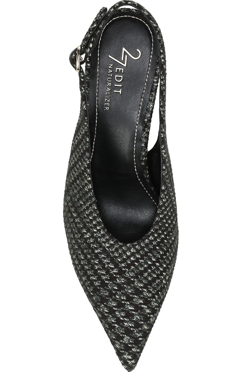 27 EDIT Naturalizer Elaine Slingback Pointed Toe Pump, Alternate, color, Green Multi