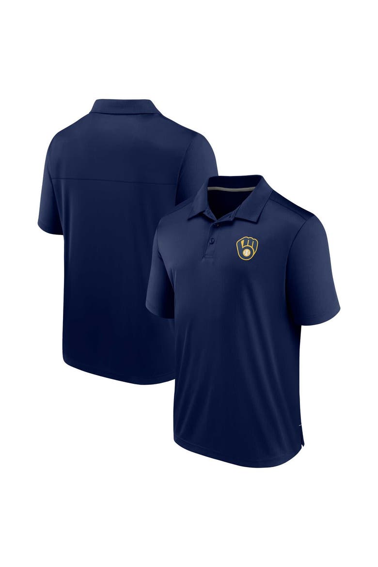 Men's Fanatics Branded Navy Milwaukee Brewers Hands Down Polo, Main, color, Navy