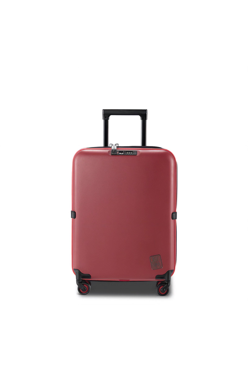 Pixie Mood Collapsible Pebble Carry-on Suitcase In Red