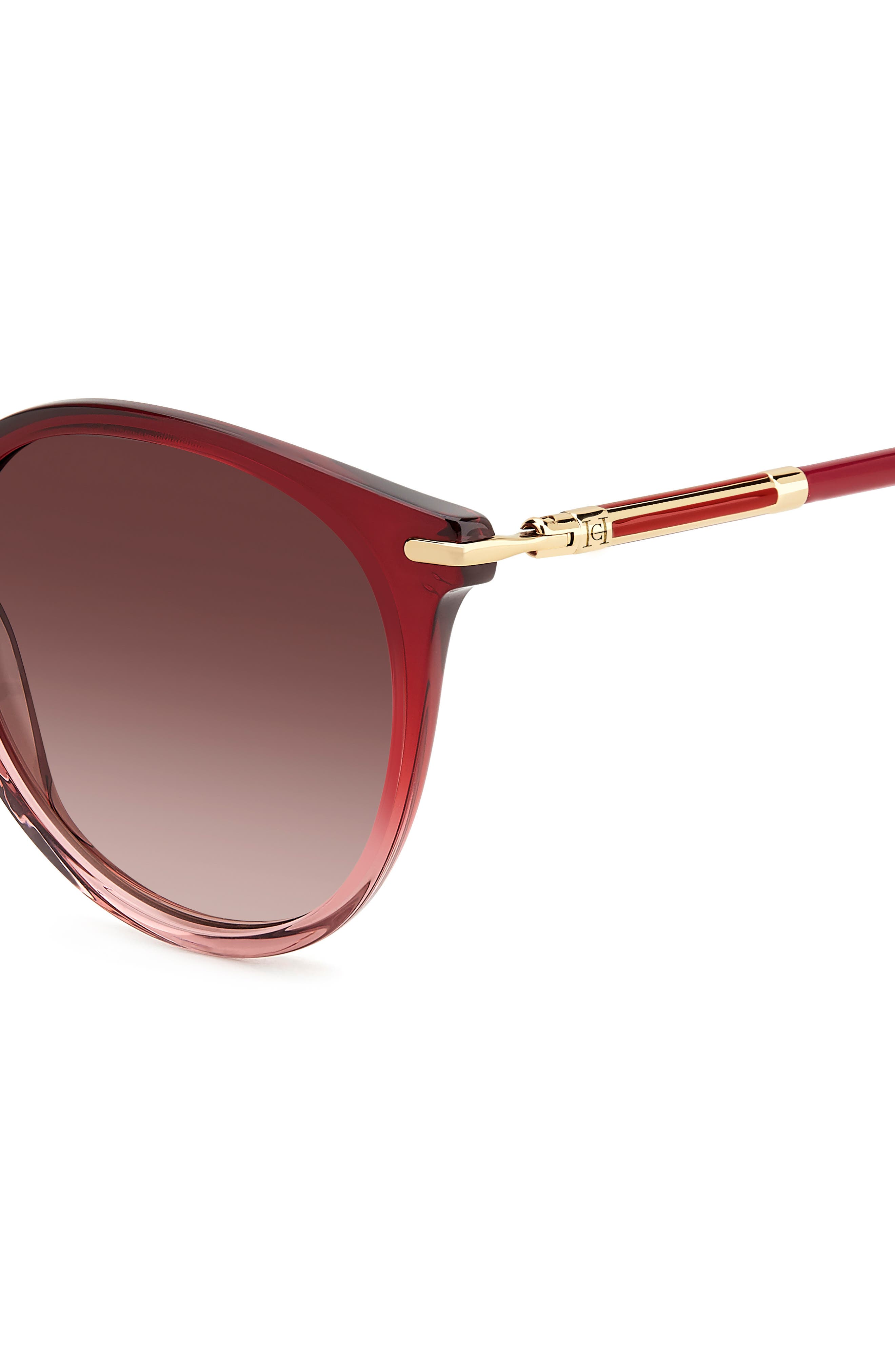 Carolina Herrera 52mm Gradient Round Sunglasses (Women) | Nordstromrack