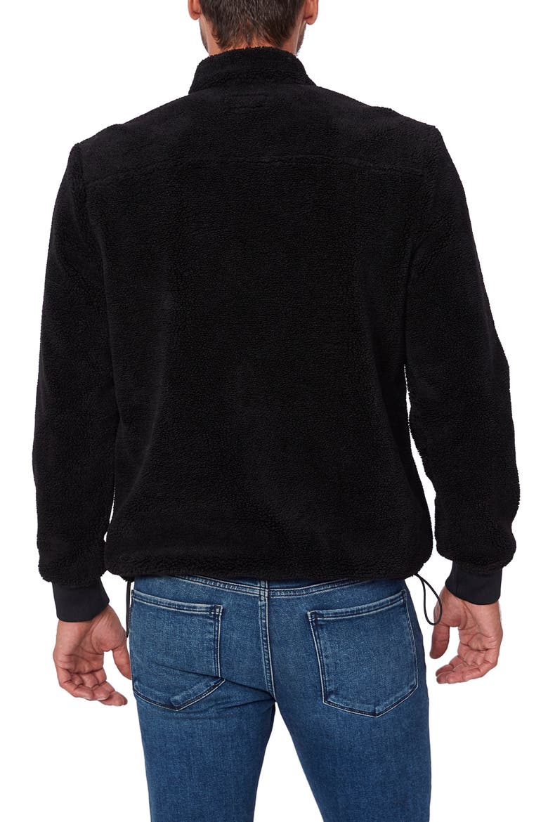 Hartson Quarter-Zip Pullover, Alternate, color, BLACK