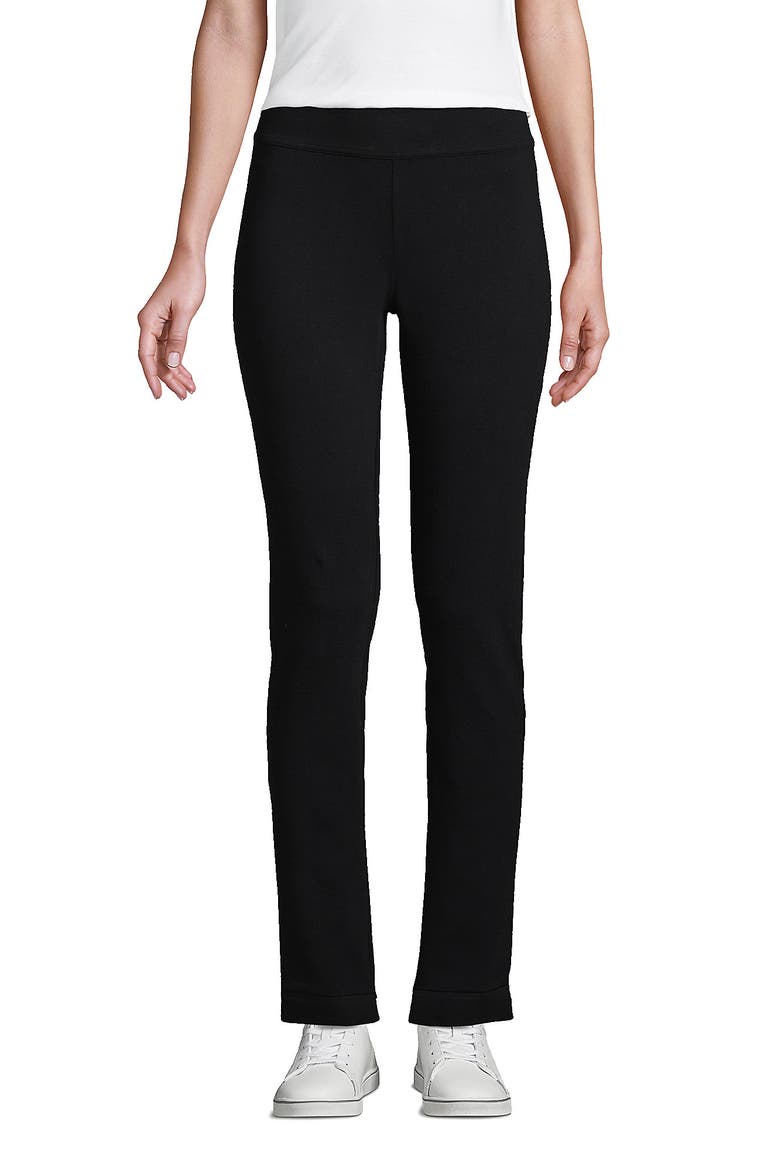 Starfish Mid Rise Slim Leg Pants, Main, color, Black