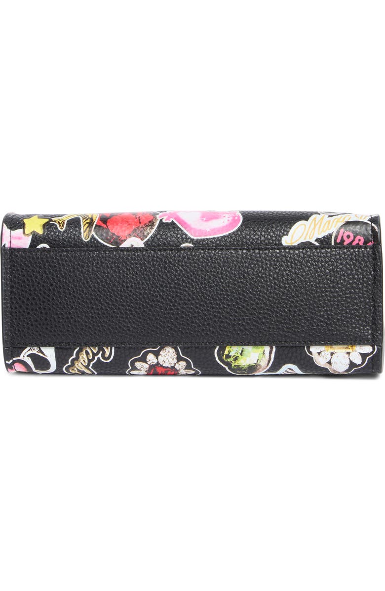 Marc Jacobs Sticker Mini Bold Grind Satchel Bag, Alternate, color, Black Multi