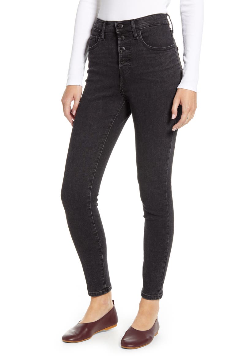 The Authentic Stretch High Rise Skinny Jeans, Alternate, color, ALVARADO
