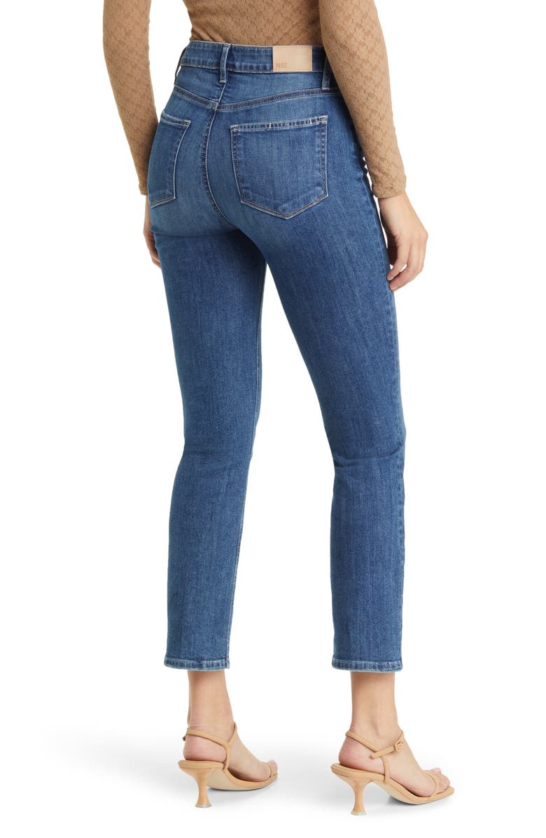 PAIGE Cindy High Waist Ankle Straight Leg Jeans, Alternate, color,