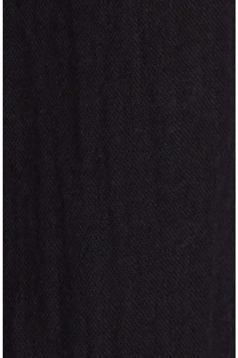 Vacation Tie Front Gauze Shirtdress, Alternate, color, BLACK