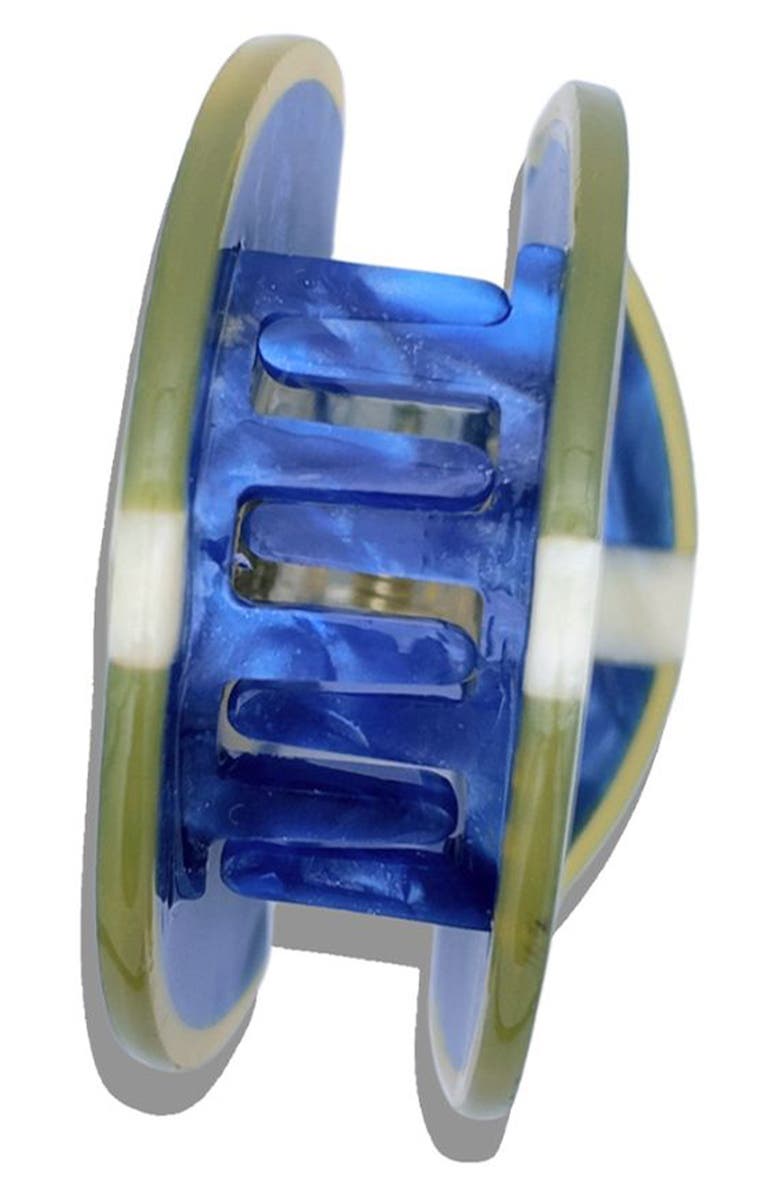 Solar Eclipse Caviar Claw Clip, Alternate, color, Blue