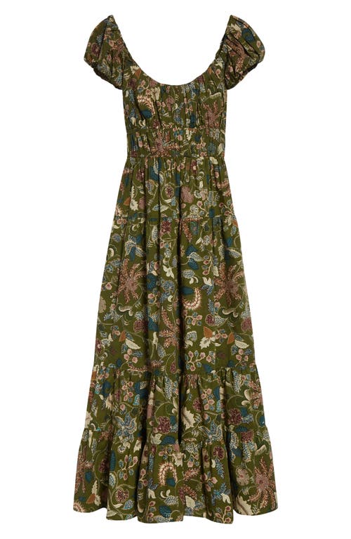 Ulla Johnson Paloma Cap Sleeve Midi Dress