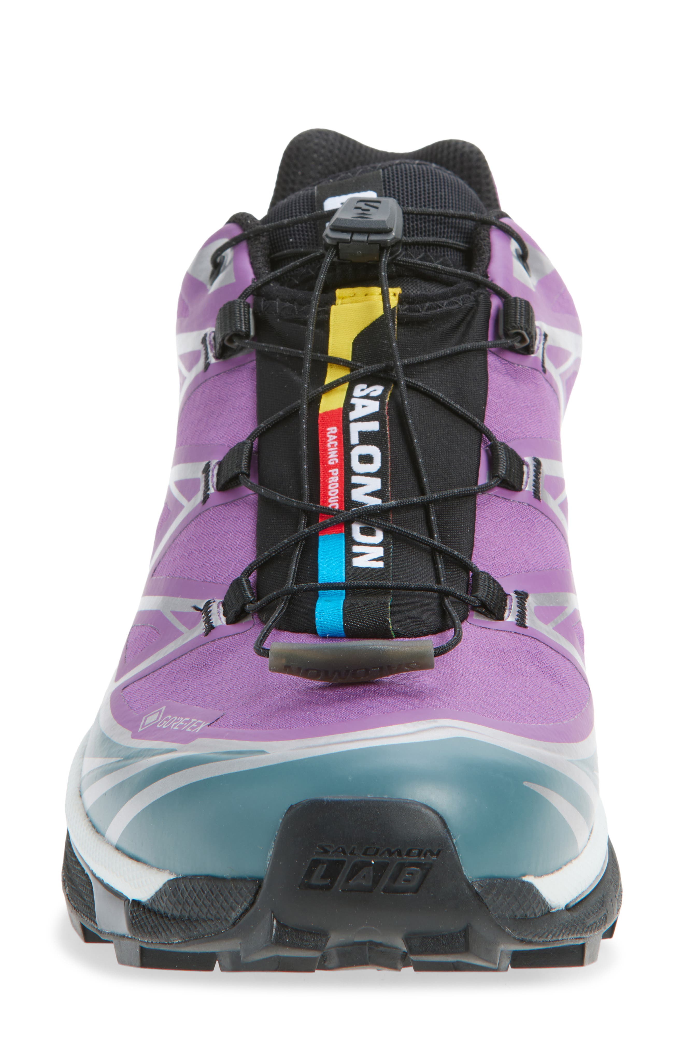 Salomon XT-6 Gore-Tex<sup>®</sup> Waterproof Sneaker, Alternate, color, Concord Grape/ Stormy Weather
