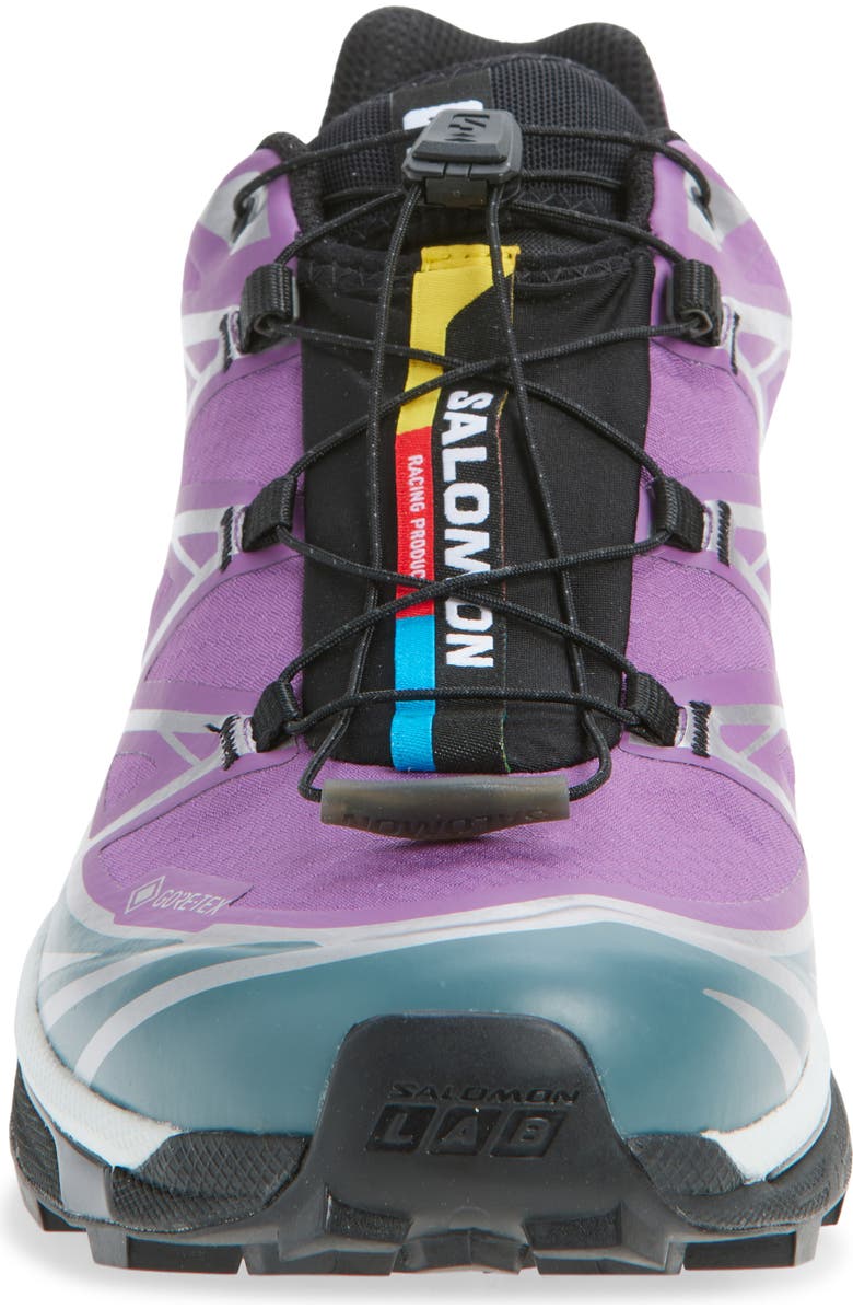 Salomon XT-6 Gore-Tex<sup>®</sup> Waterproof Sneaker, Alternate, color, Concord Grape/ Stormy Weather