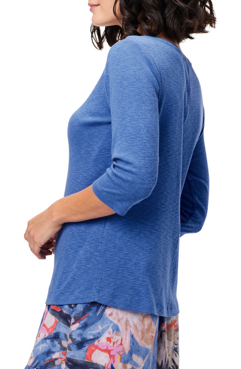 NZT by NIC+ZOE Boat Neck Cotton T-Shirt, Alternate, color,