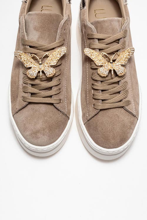 Forever & Always Shoes Anda Leather Buckled Sneakers In Multi
