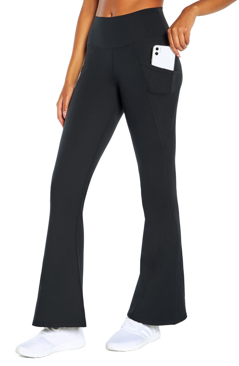 BALANCE COLLECTION Gemma Side Pocket Flare Leggings, Alternate, color, 