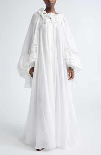 Rebellion Long Sleeve Corded Billow Ramie Maxi Dress