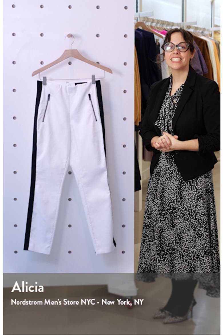 Simone Side Stripe Ankle Pants video