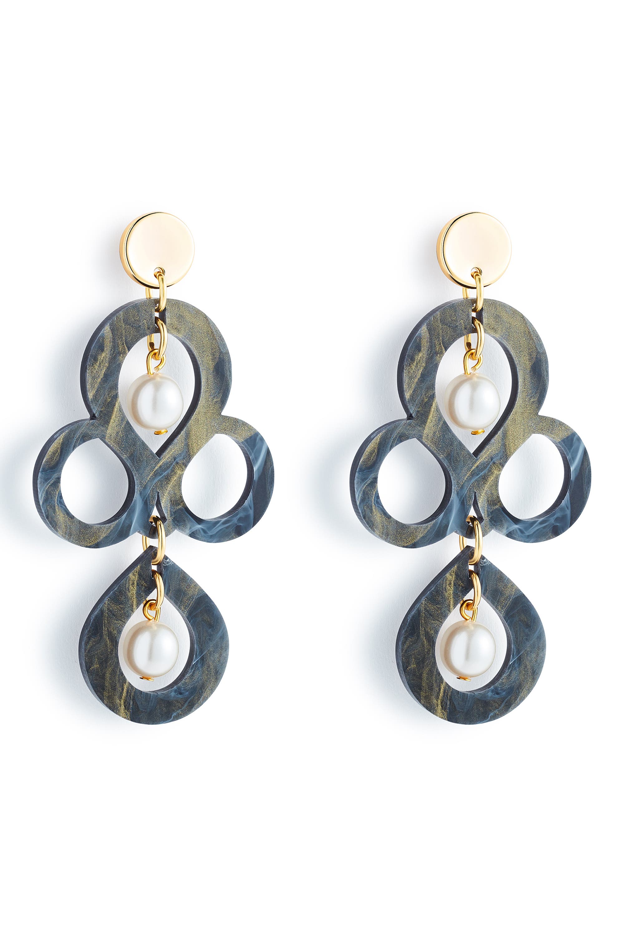 selected Black Swirl & Pearl